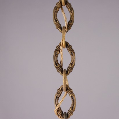 Chandelier in Gilded Bronze Style