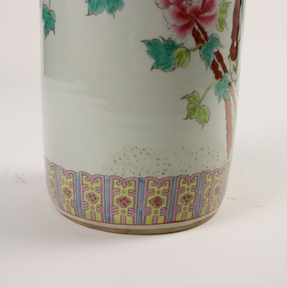 Cylindrical Porcelain Vase