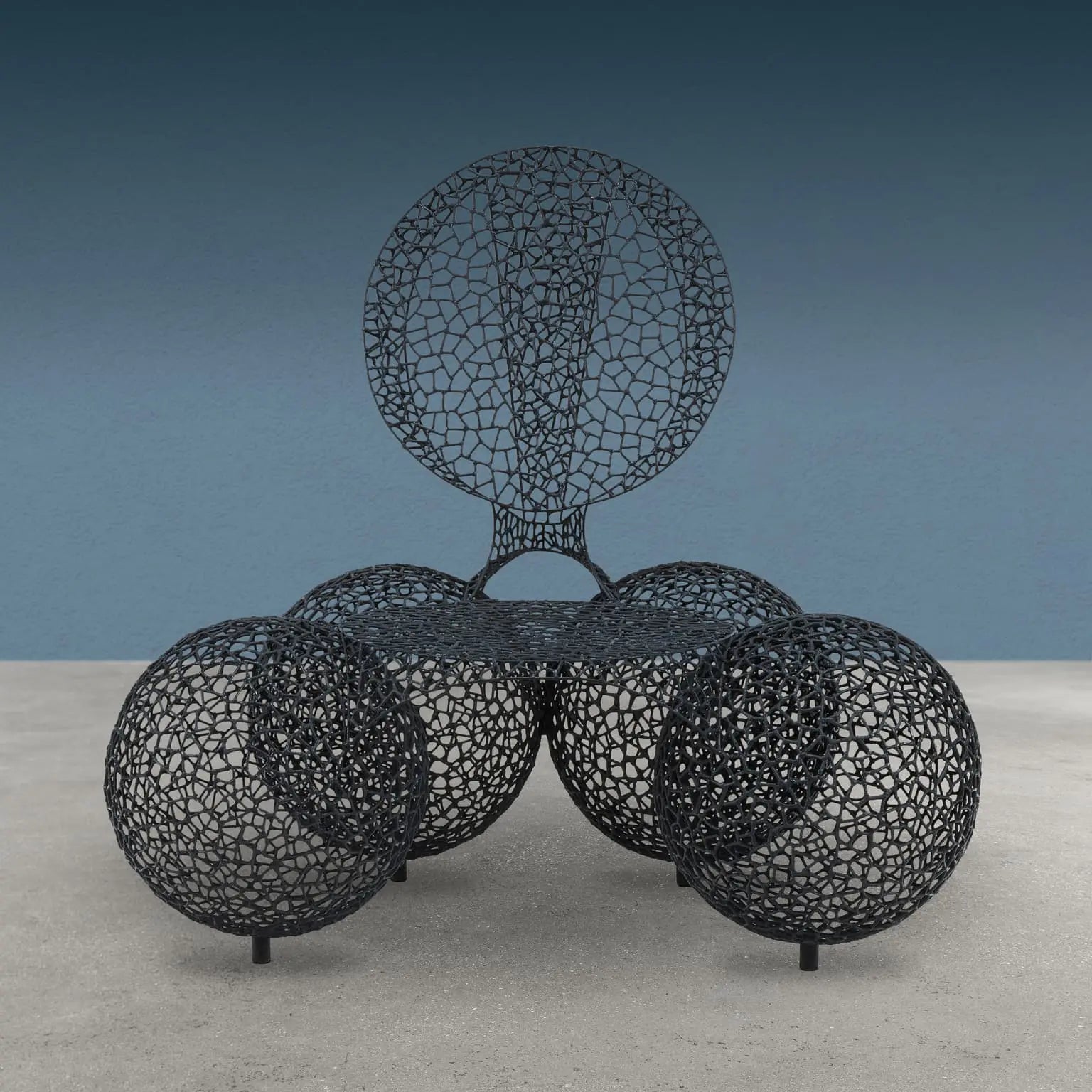 Quattro Palle Armchair Meletto Series Design Anacleto Spazzapan 2000s