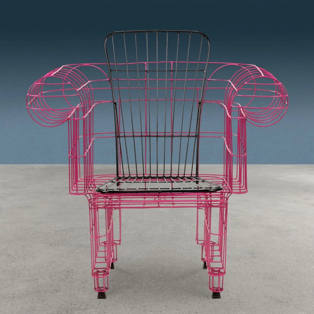 Lady Armchair Minimalisti Series Iron Design Anacleto Spazzapan - Design Anacleto Spazzapan | Modernism  Armchairs