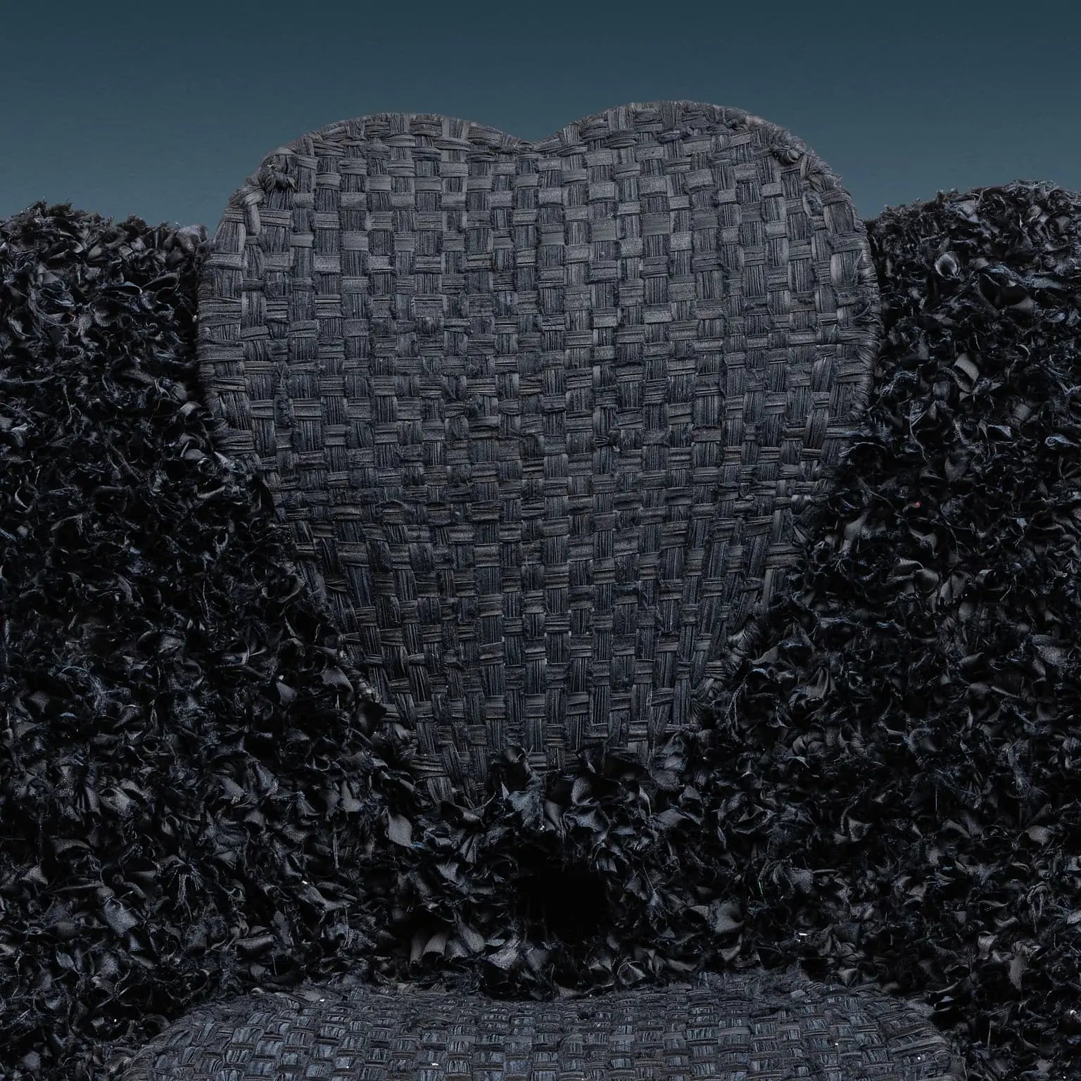 Fiore Bulat Armchair Tessuto Series Iron Design Anacleto Spazzapan 2000s