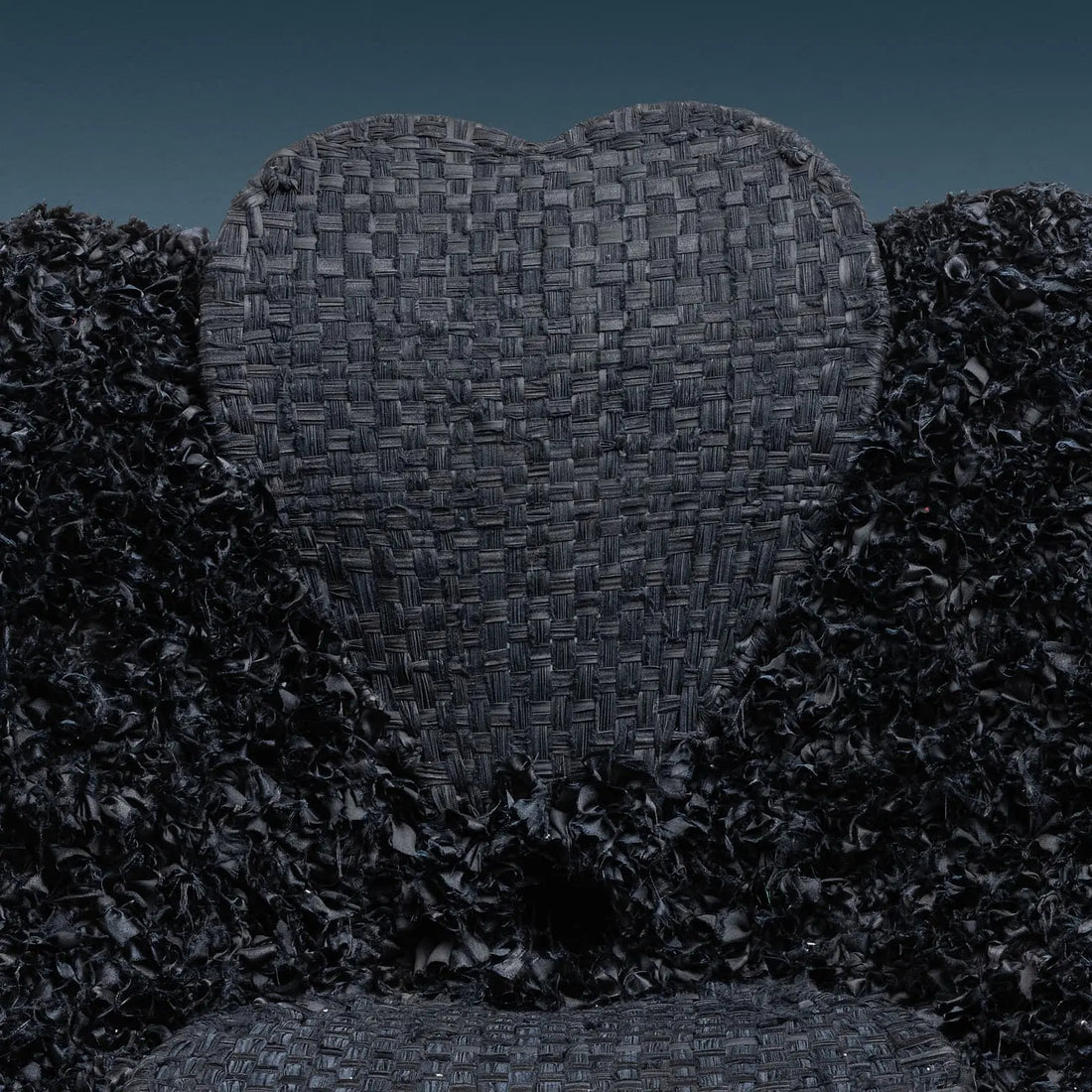 Fiore Bulat Armchair Tessuto Series Iron Design Anacleto Spazzapan 2000s