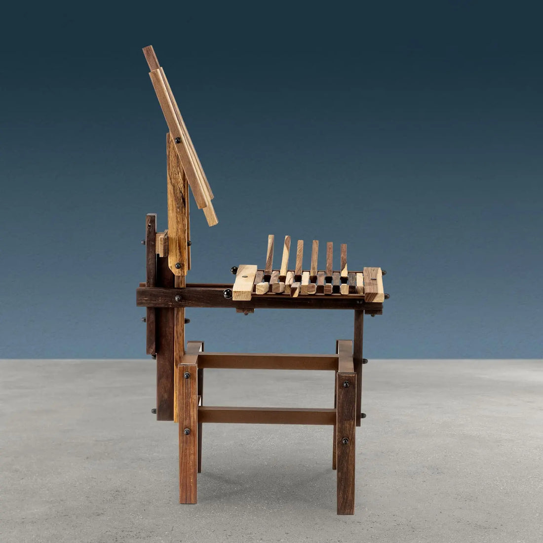 Post-Modern Sculptural Chair Wood Design Anacleto Spazzapan - Design Anacleto Spazzapan | Modernism  Chairs