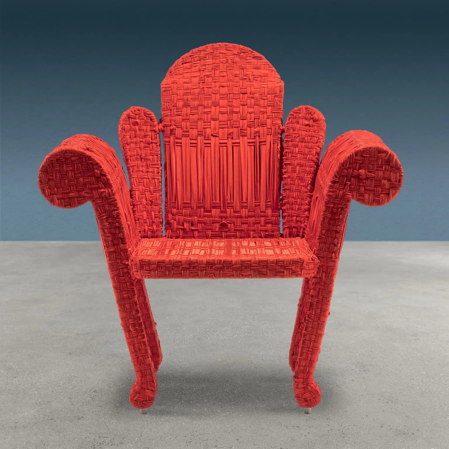 Tre Schienali Armchair Fabric Series Design Anacleto Spazzapan