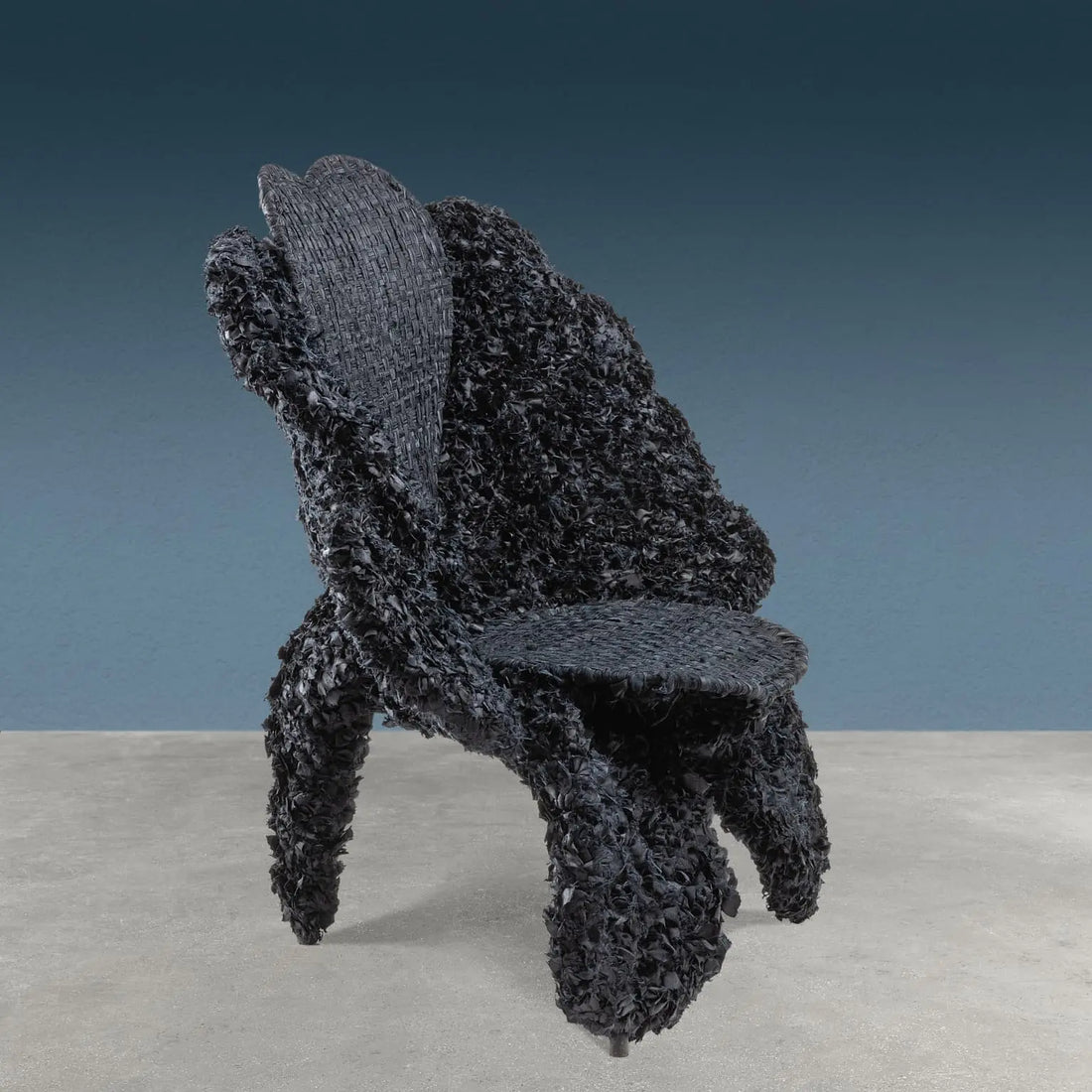 Fiore Bulat Armchair Tessuto Series Iron Design Anacleto Spazzapan 2000s