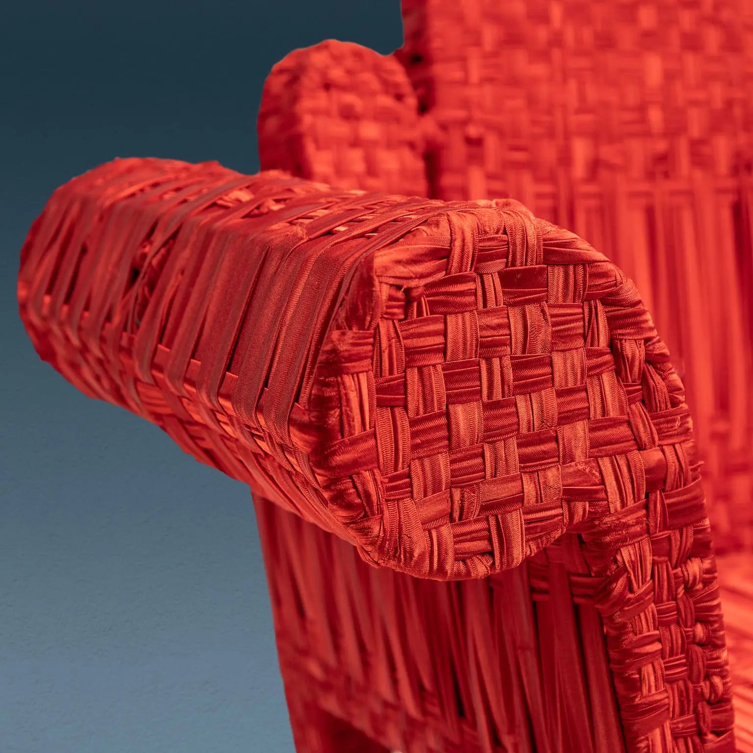 Tre Schienali Armchair Fabric Series Design Anacleto Spazzapan