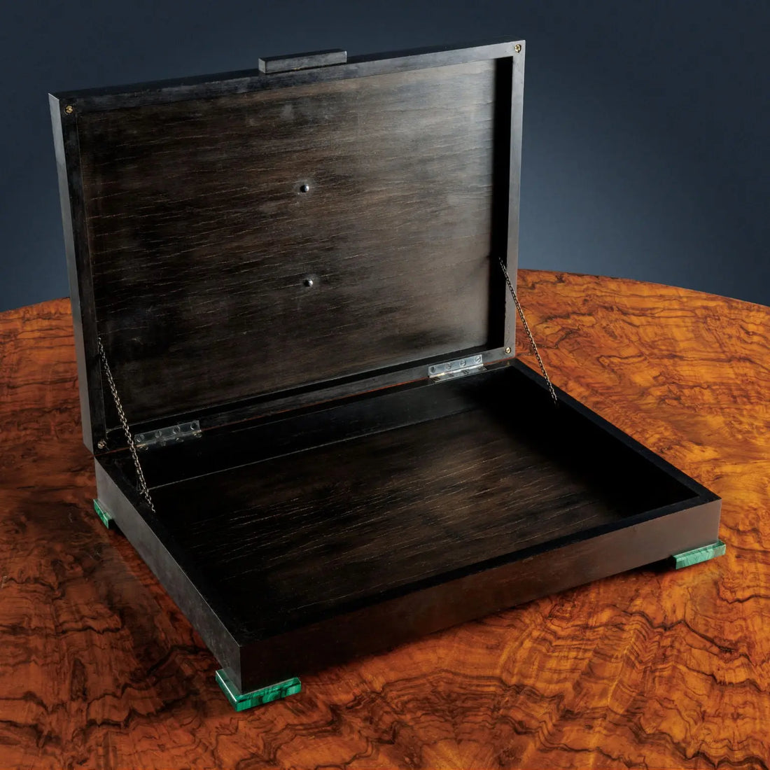 Antique Document Case Ebony Veneered Wood XIX Century - Netherlands, Late XIX Century | Antiques  Fancy Goods
