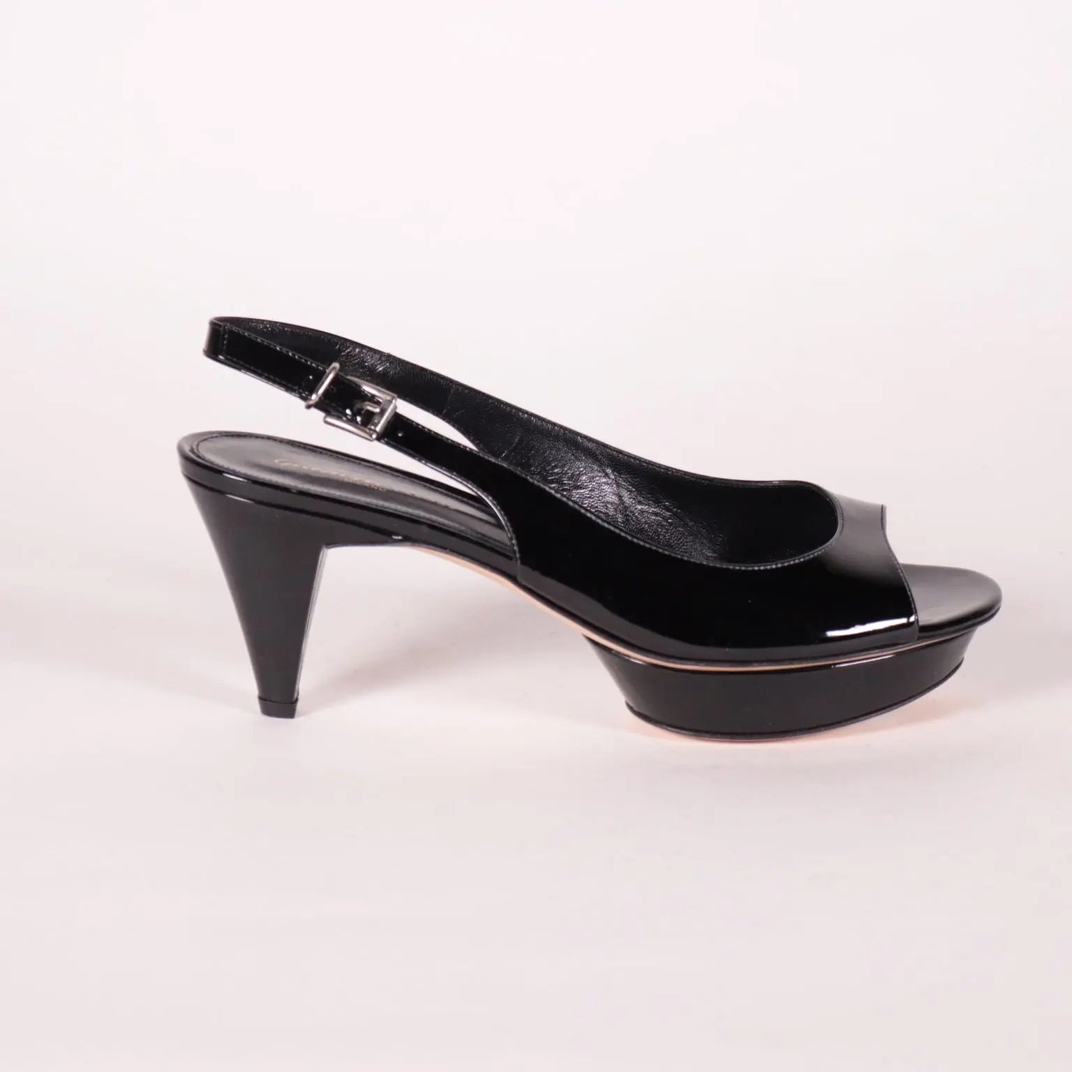 Gianvito Rossi Open Toe Sandals Leather Milan - Size Uk 6 | Clothing | Summer Accessories