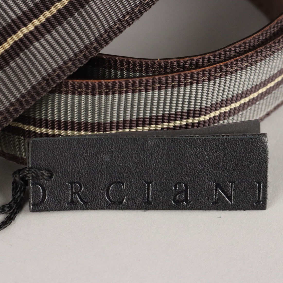 Second Hand Belt Orciani Leather Canvas Buckle Italy | Clothing & House Linens  Second hand