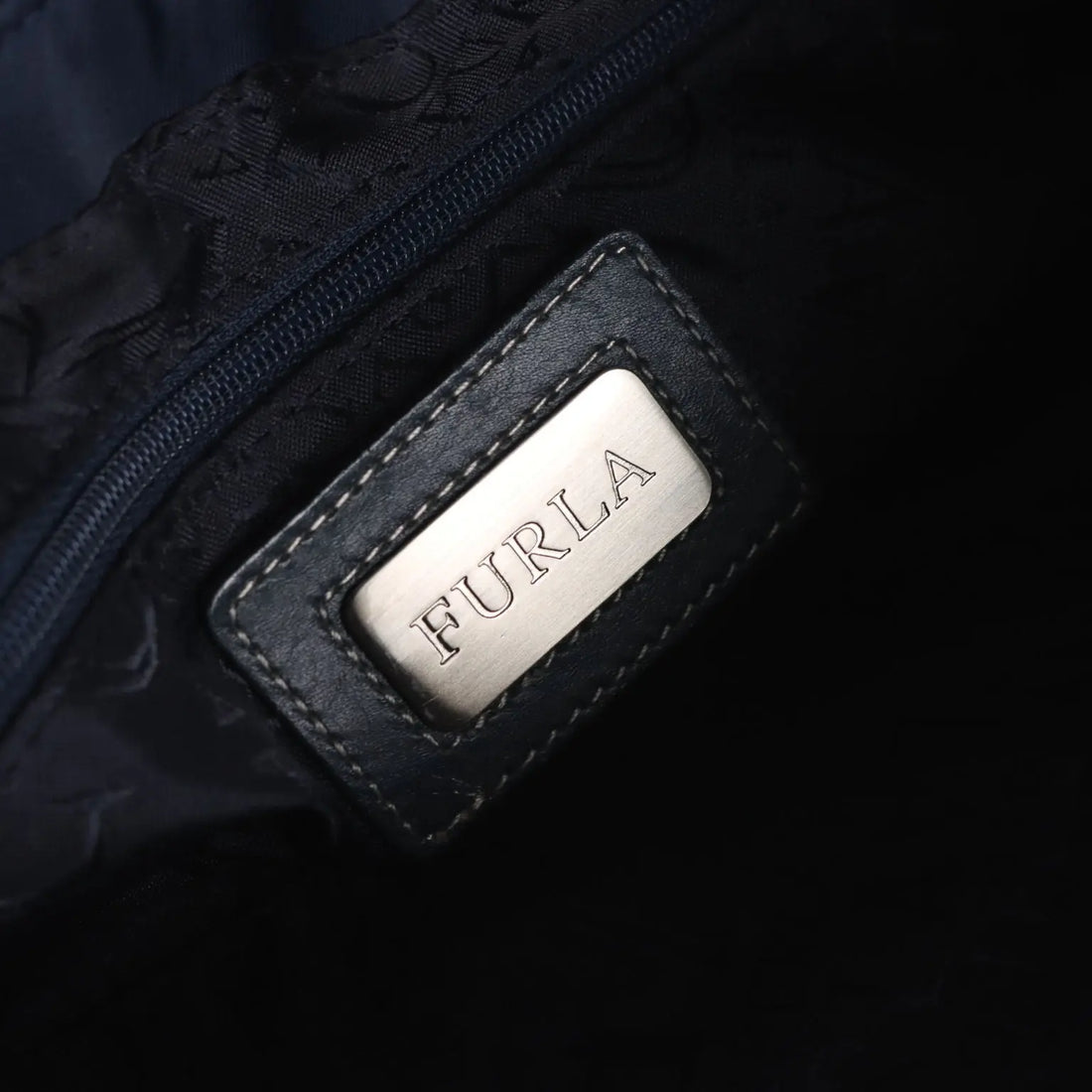 Second Hand Bag by Furla Blue Leather Nylon Italy - Nylon and Leather | Clothing & House Linens | Second hand