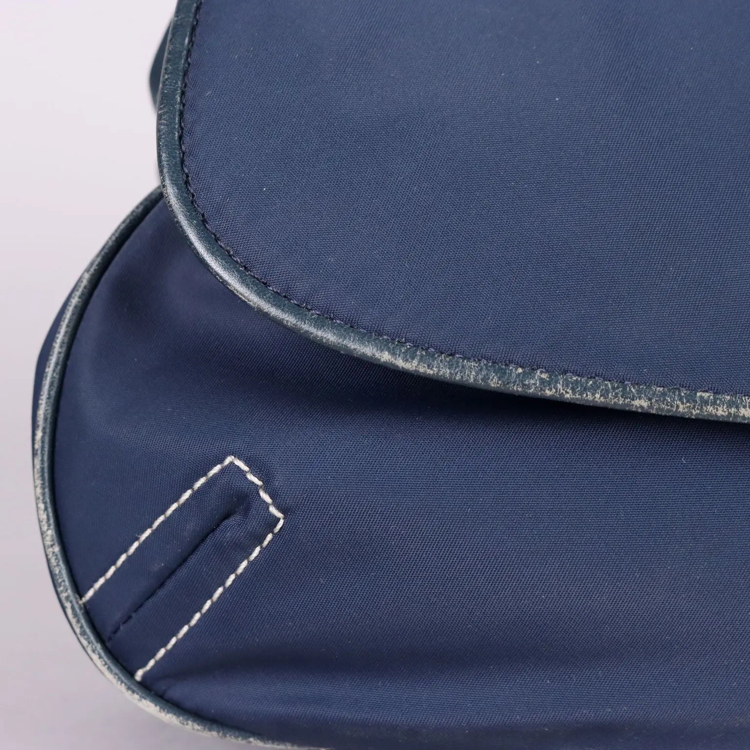 Second Hand Bag by Furla Blue Leather Nylon Italy - Nylon and Leather | Clothing & House Linens | Second hand