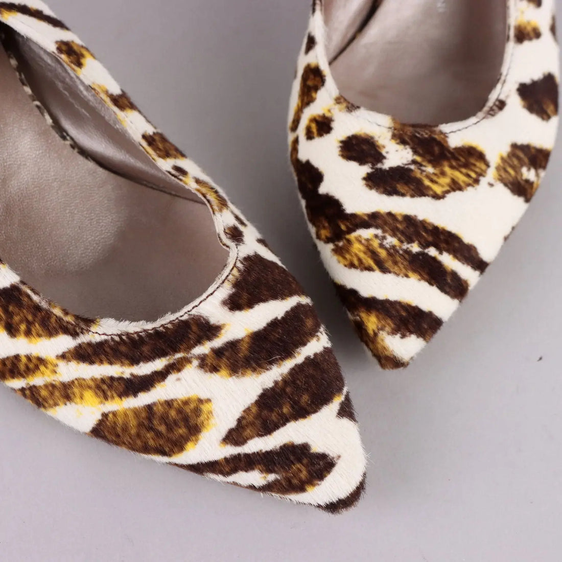 Second Hand AGL Shoes Slingback Animalier Printed Leather UK Size 4,5 - UK Size 4,5 | Clothing & House Linens | Second hand