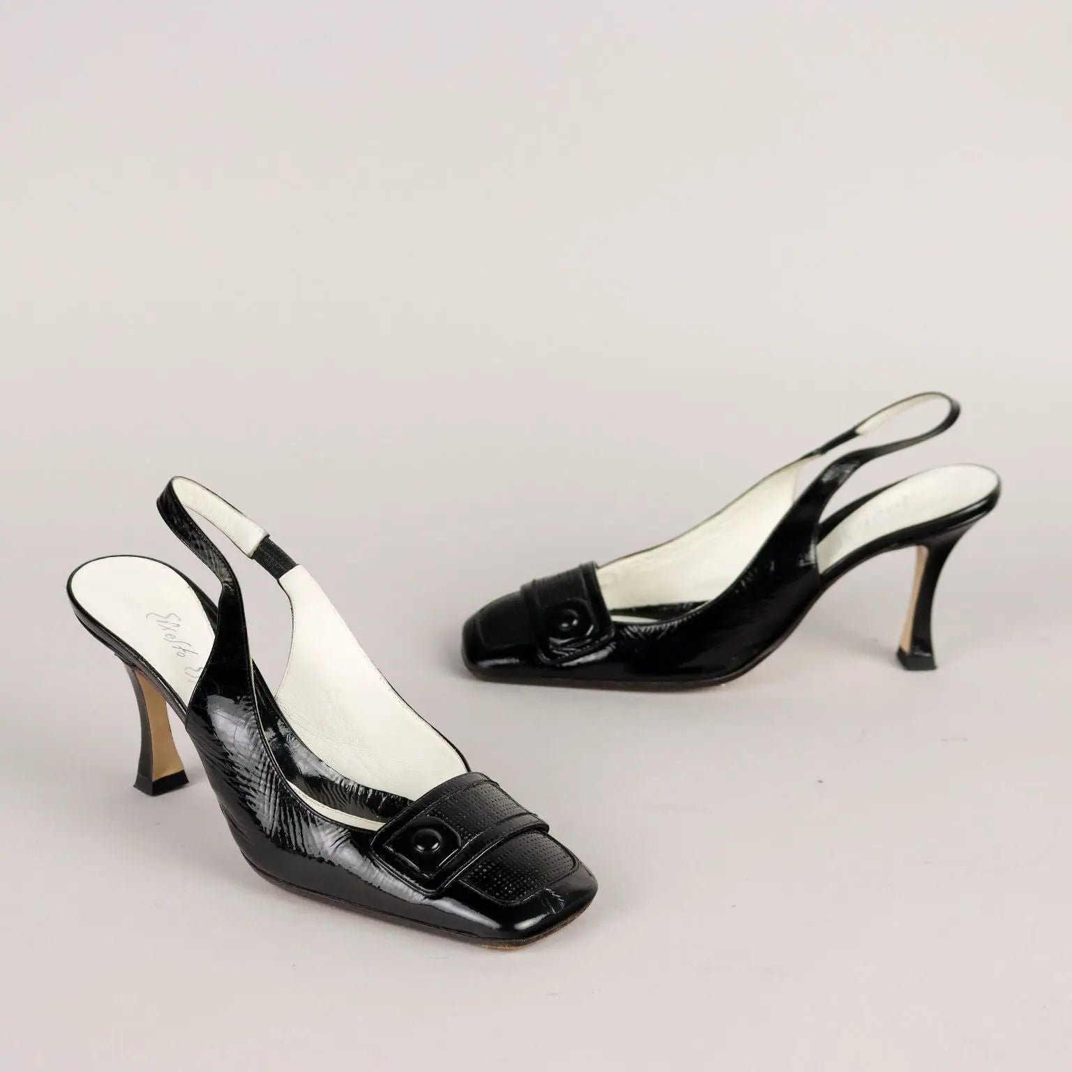 Ernesto Esposito Slingback Second Hand Leather UK Size 4,5 - UK Size 4,5 | Clothing & House Linens | Second hand