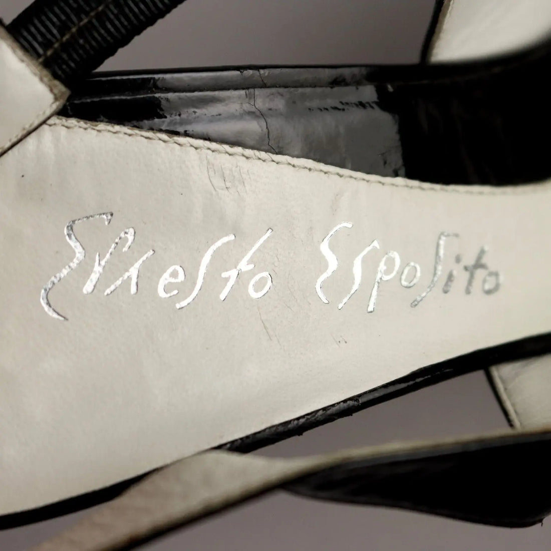 Ernesto Esposito Slingback Second Hand Leather UK Size 4,5 - UK Size 4,5 | Clothing & House Linens | Second hand