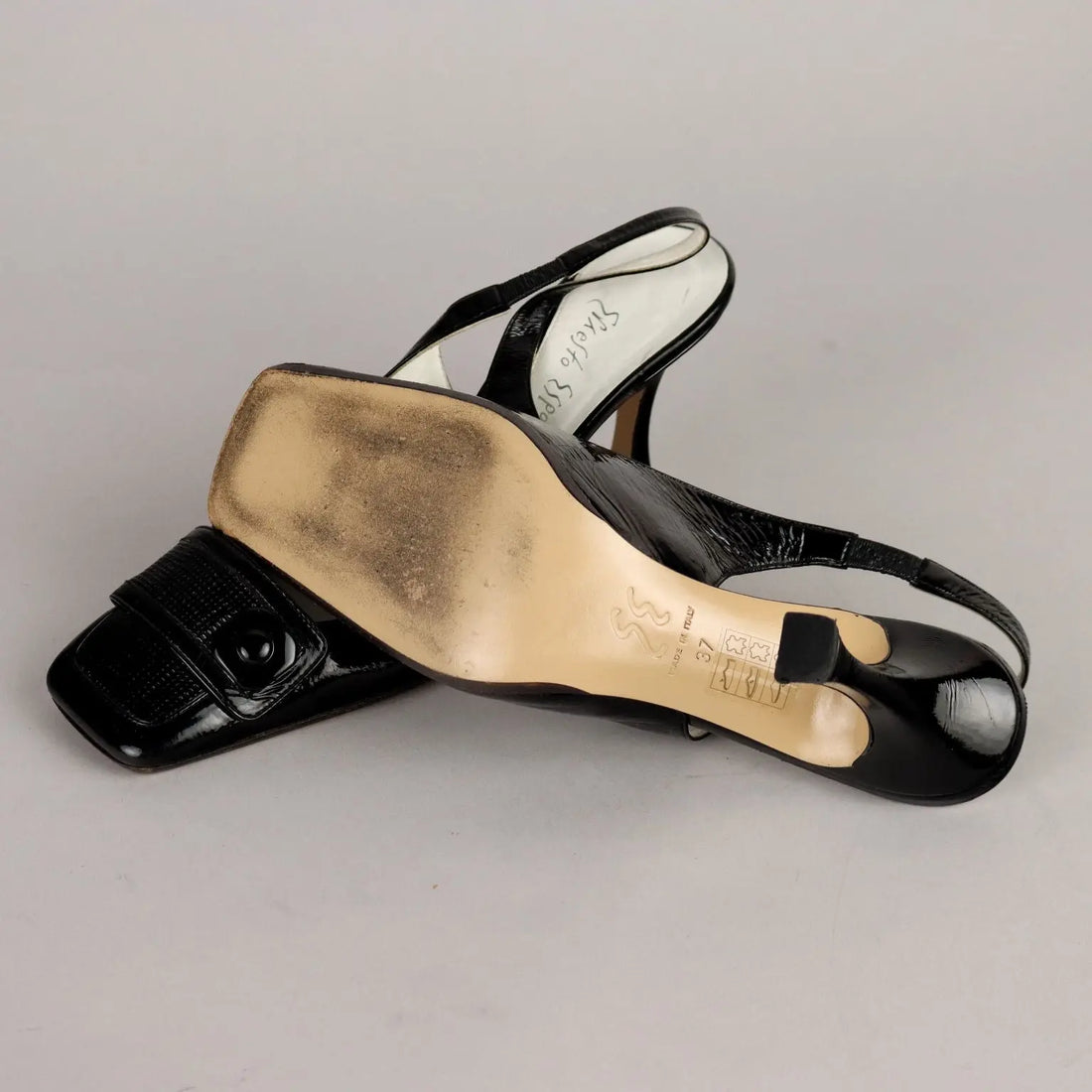 Ernesto Esposito Slingback Second Hand Leather UK Size 4,5 - UK Size 4,5 | Clothing & House Linens | Second hand
