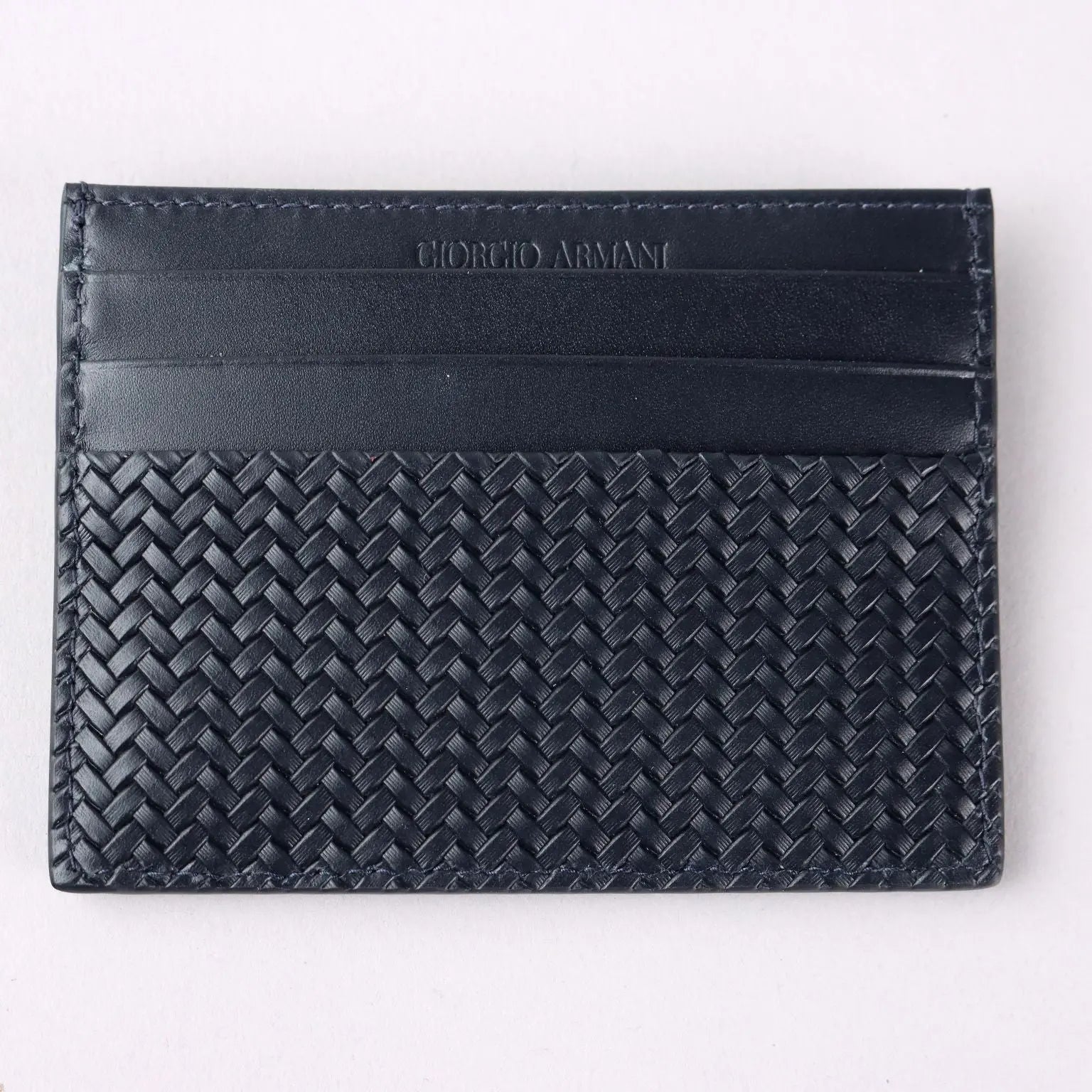 Giorgio Armani Card Holder Genuine Leather Italy Second Hand - Genuine Leather | Clothing & House Linens | Second hand