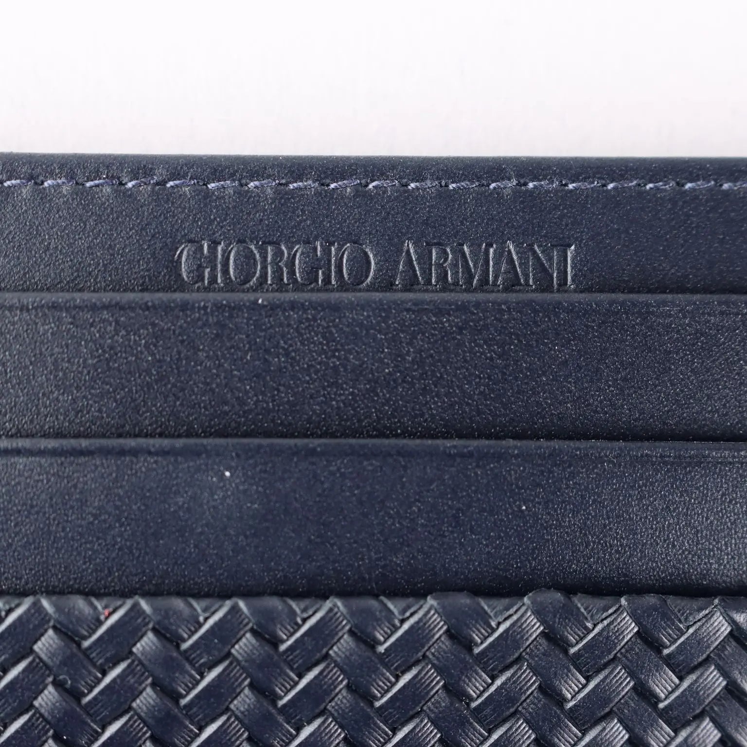 Giorgio Armani Card Holder Genuine Leather Italy Second Hand - Genuine Leather | Clothing & House Linens | Second hand