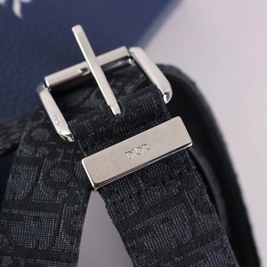 Dior Men's Belt Jacquard Canvas Leather Second Hand France - Jacquard Canvas and Leather | Clothing & House Linens | Second hand