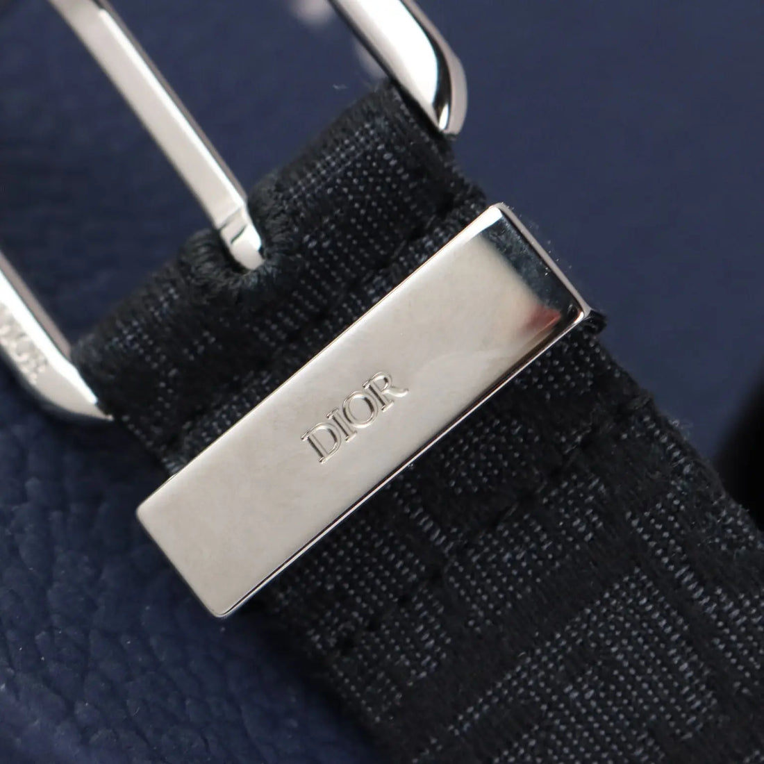 Dior Men's Belt Jacquard Canvas Leather Second Hand France - Jacquard Canvas and Leather | Clothing & House Linens | Second hand