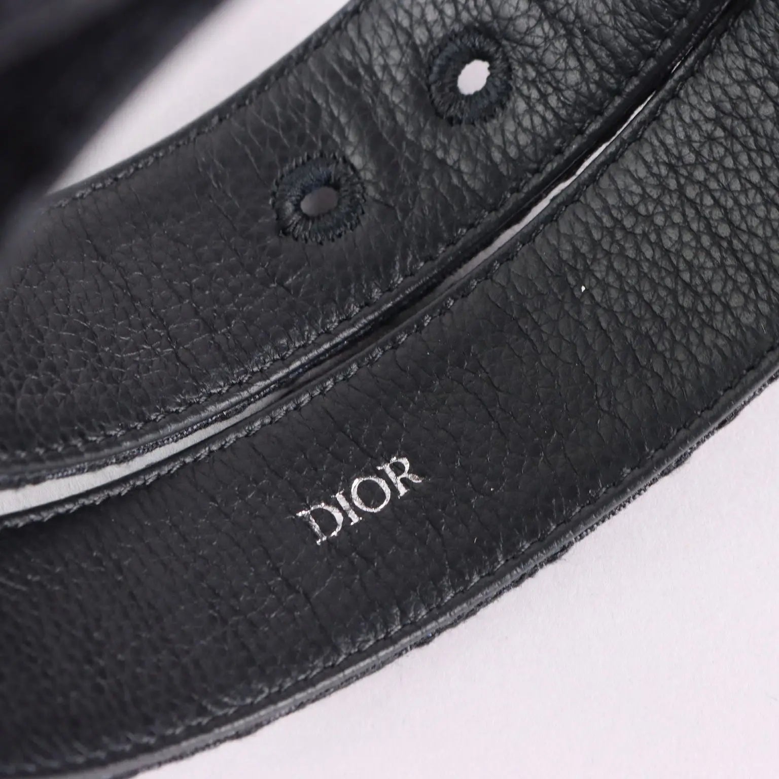Dior Men's Belt Jacquard Canvas Leather Second Hand France - Jacquard Canvas and Leather | Clothing & House Linens | Second hand