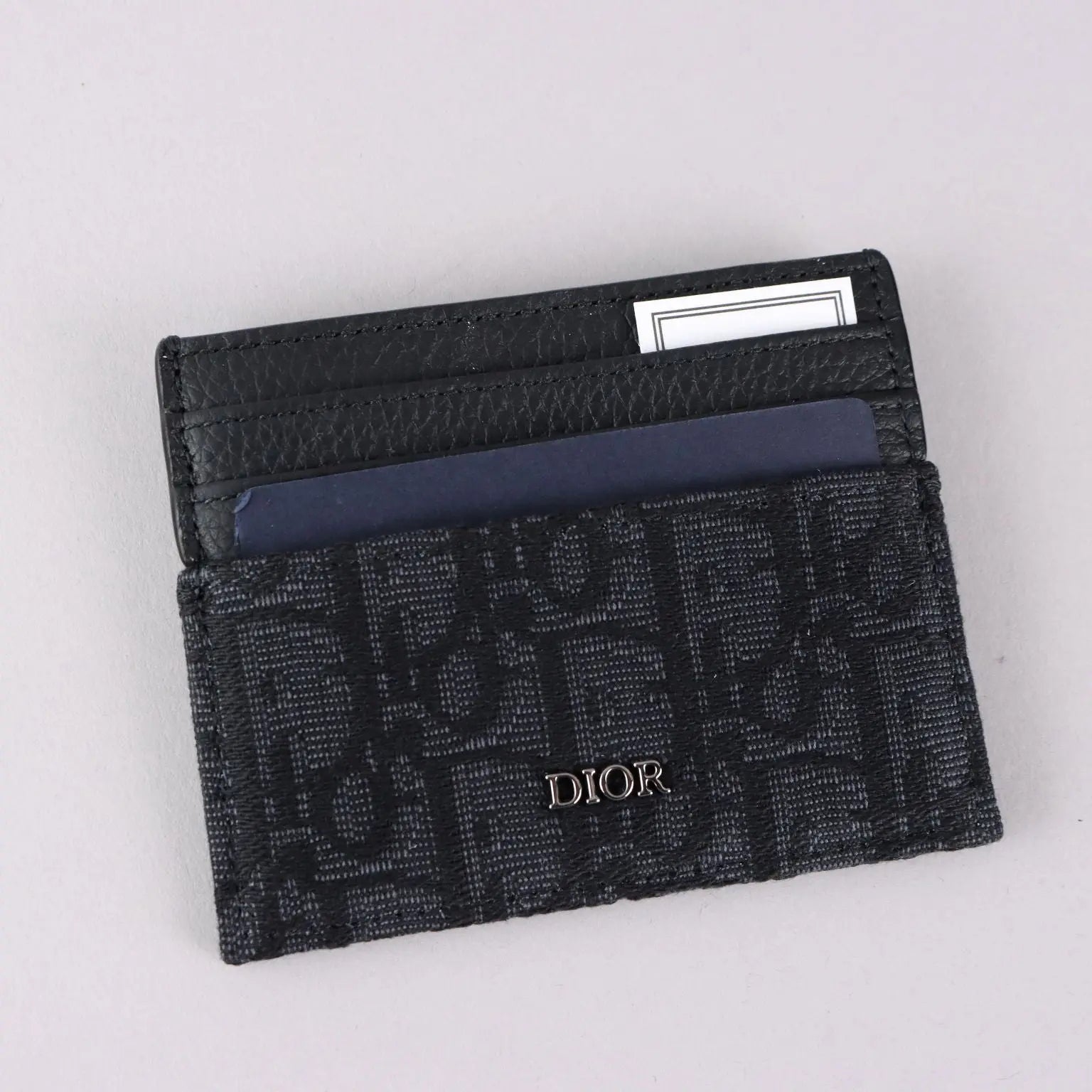Dior Men's Card Holder Jacquard Canvas Leather France Second Hand - Jacquard Canvas and Leather | Clothing & House Linens | Second hand