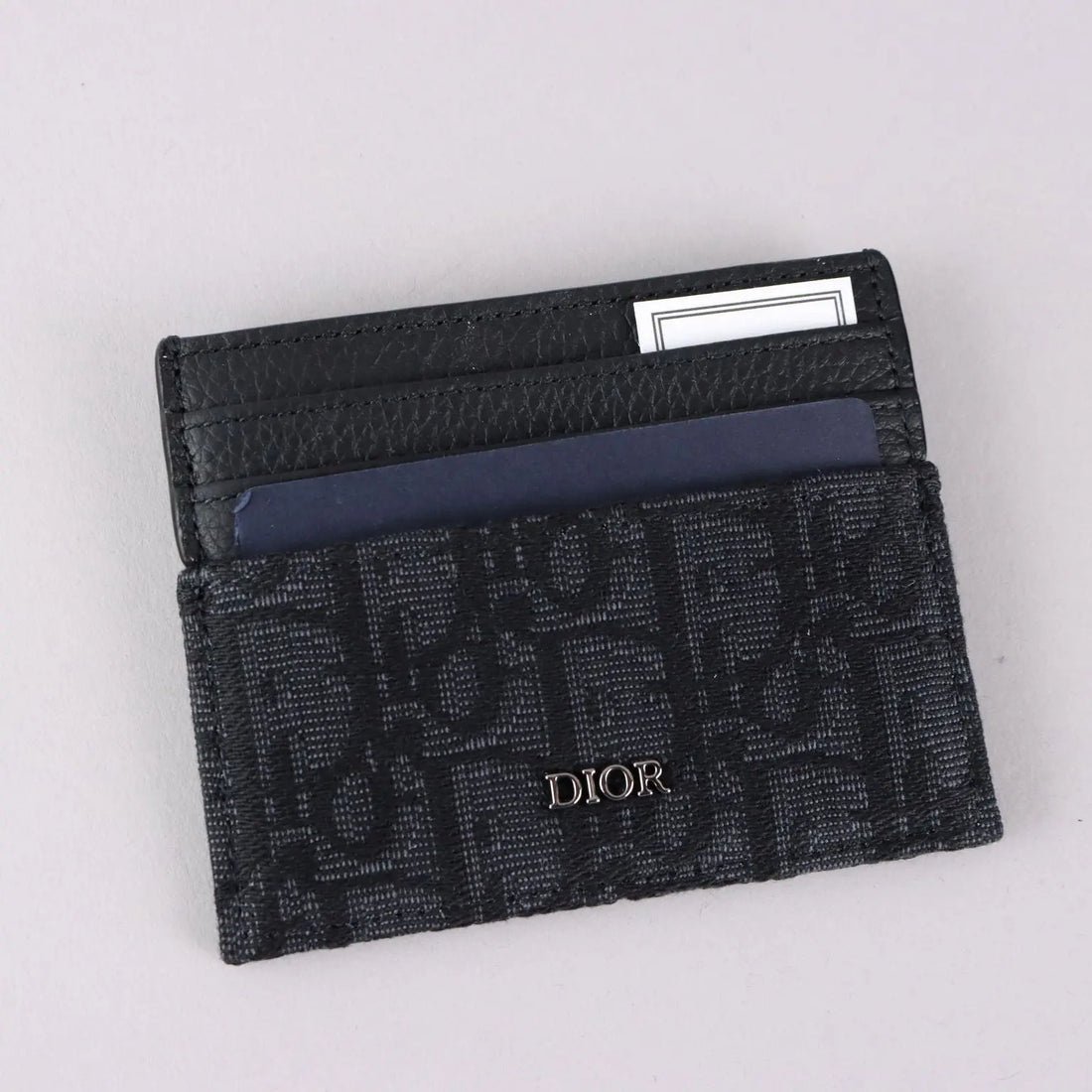 Dior Men's Card Holder Jacquard Canvas Leather France Second Hand - Jacquard Canvas and Leather | Clothing & House Linens | Second hand