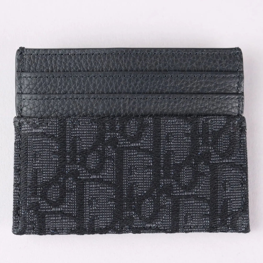 Dior Men's Card Holder Jacquard Canvas Leather France Second Hand - Jacquard Canvas and Leather | Clothing & House Linens | Second hand