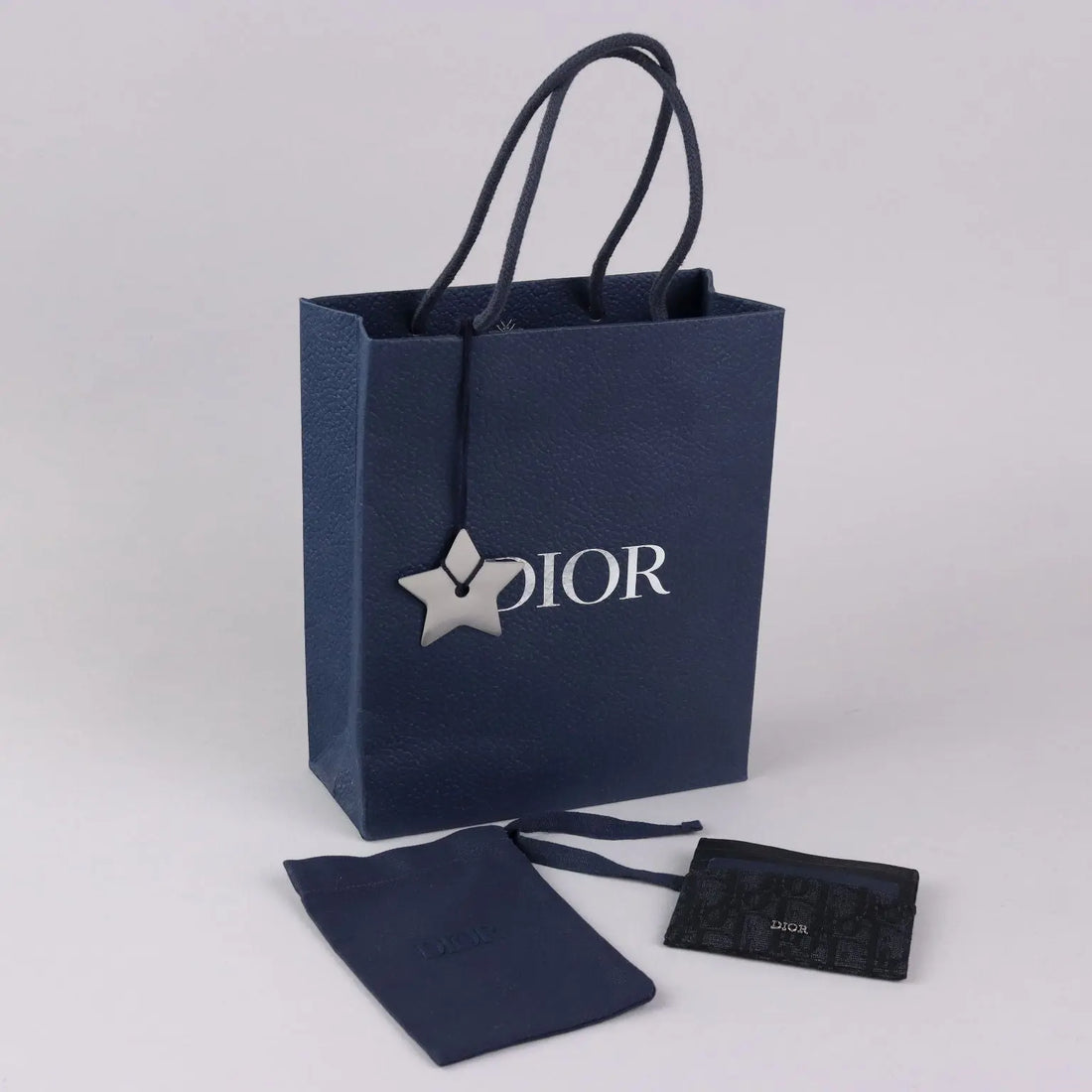 Dior Men's Card Holder Jacquard Canvas Leather France Second Hand - Jacquard Canvas and Leather | Clothing & House Linens | Second hand