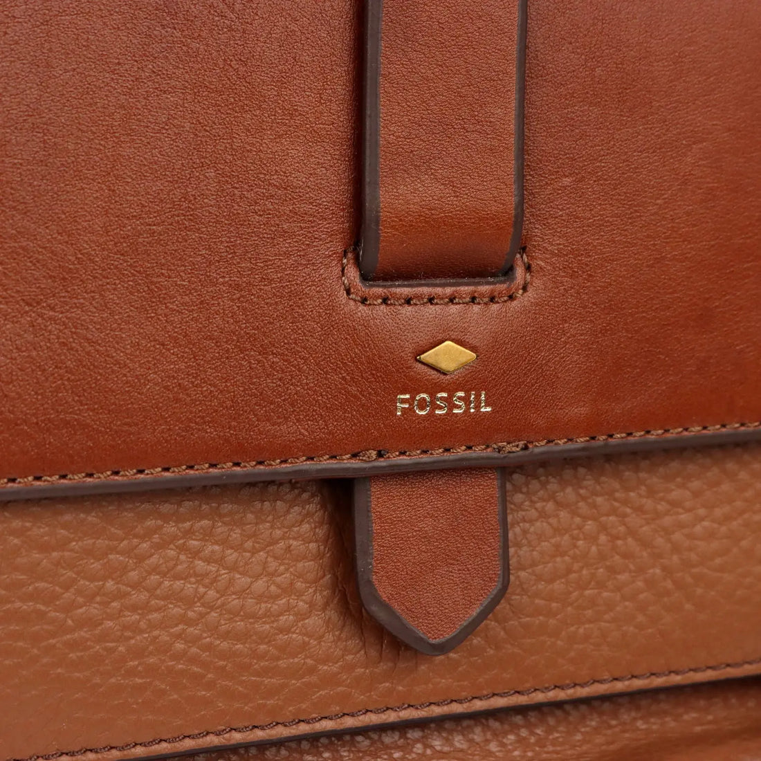 Fossil Kinley Bag Leather Fabric Adjustable Second Hand United States - Genuine Leather | Clothing & House Linens | Second hand