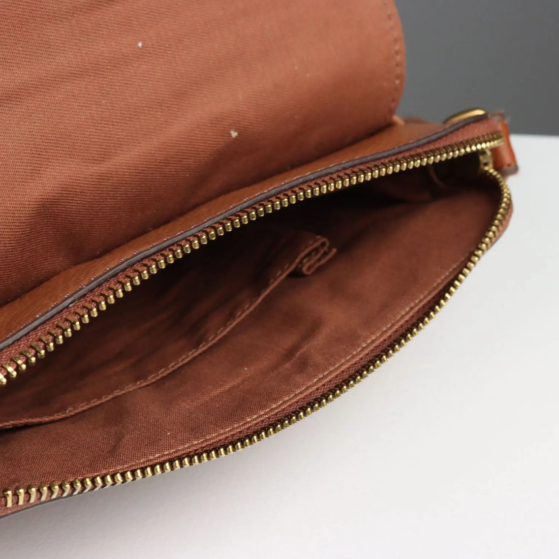 Fossil Kinley Bag Leather Fabric Adjustable Second Hand United States - Genuine Leather | Clothing & House Linens | Second hand