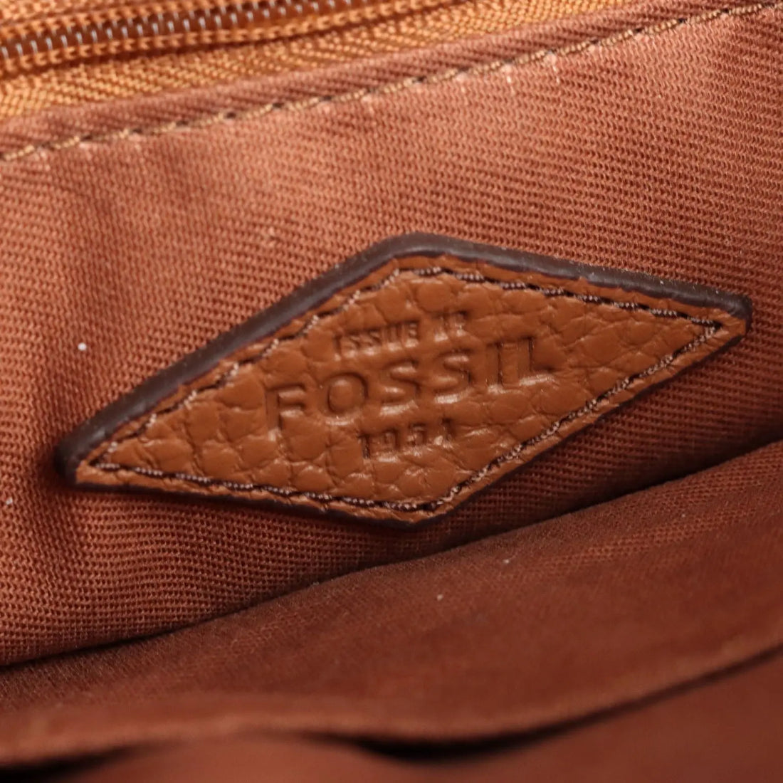 Fossil Kinley Bag Leather Fabric Adjustable Second Hand United States - Genuine Leather | Clothing & House Linens | Second hand