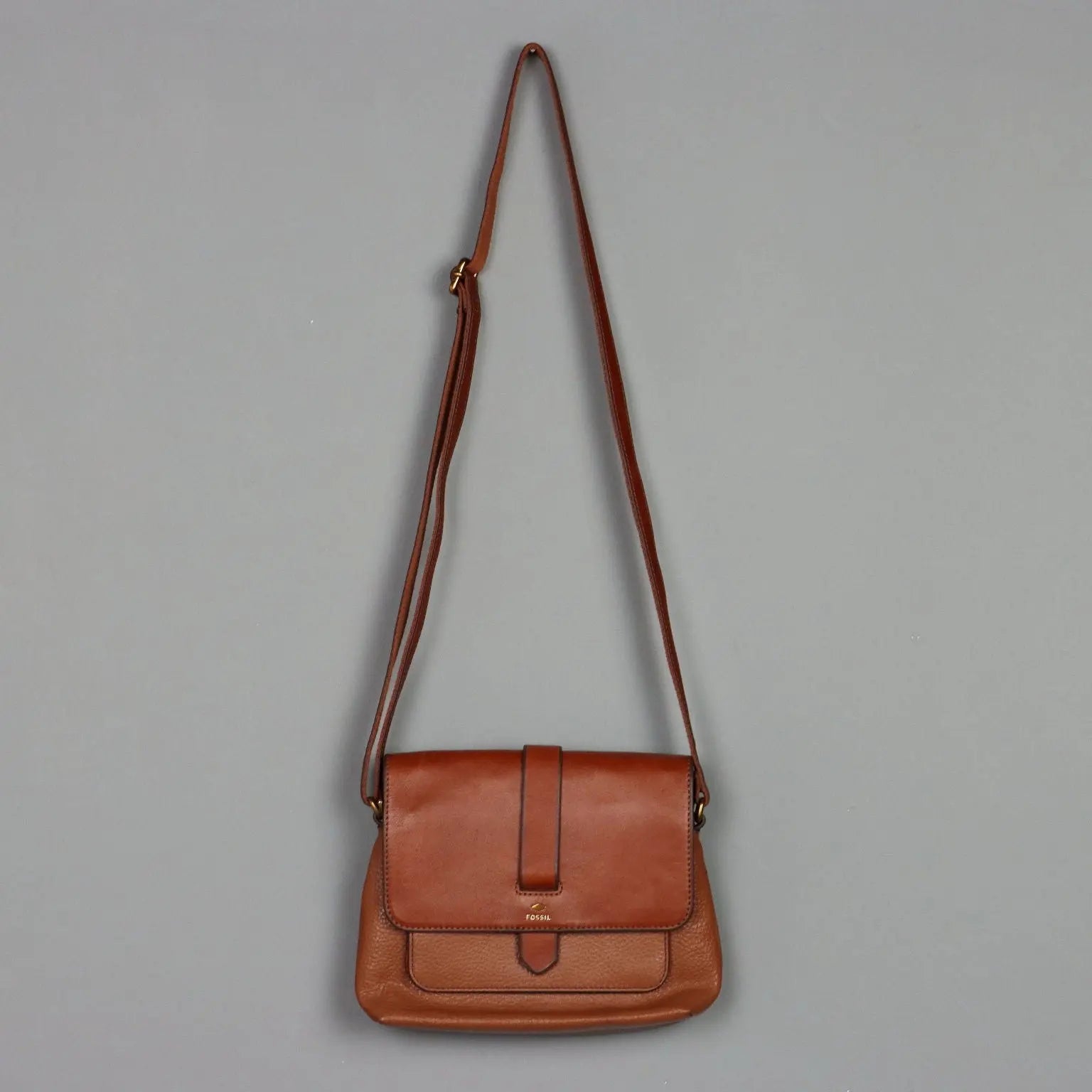 Fossil Kinley Bag Leather Fabric Adjustable Second Hand United States - Genuine Leather | Clothing & House Linens | Second hand