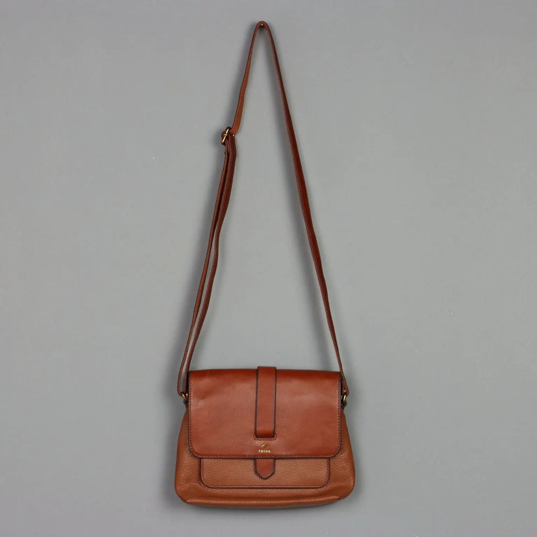 Fossil Kinley Bag Leather Fabric Adjustable Second Hand United States - Genuine Leather | Clothing & House Linens | Second hand