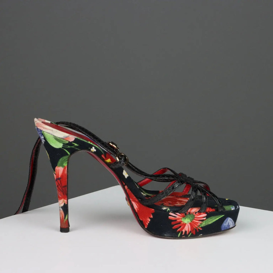 Dolce & Gabbana Sandals Leather Fabric UK Size 5 Second Hand Italy - UK Size 5 | Clothing & House Linens | Second hand