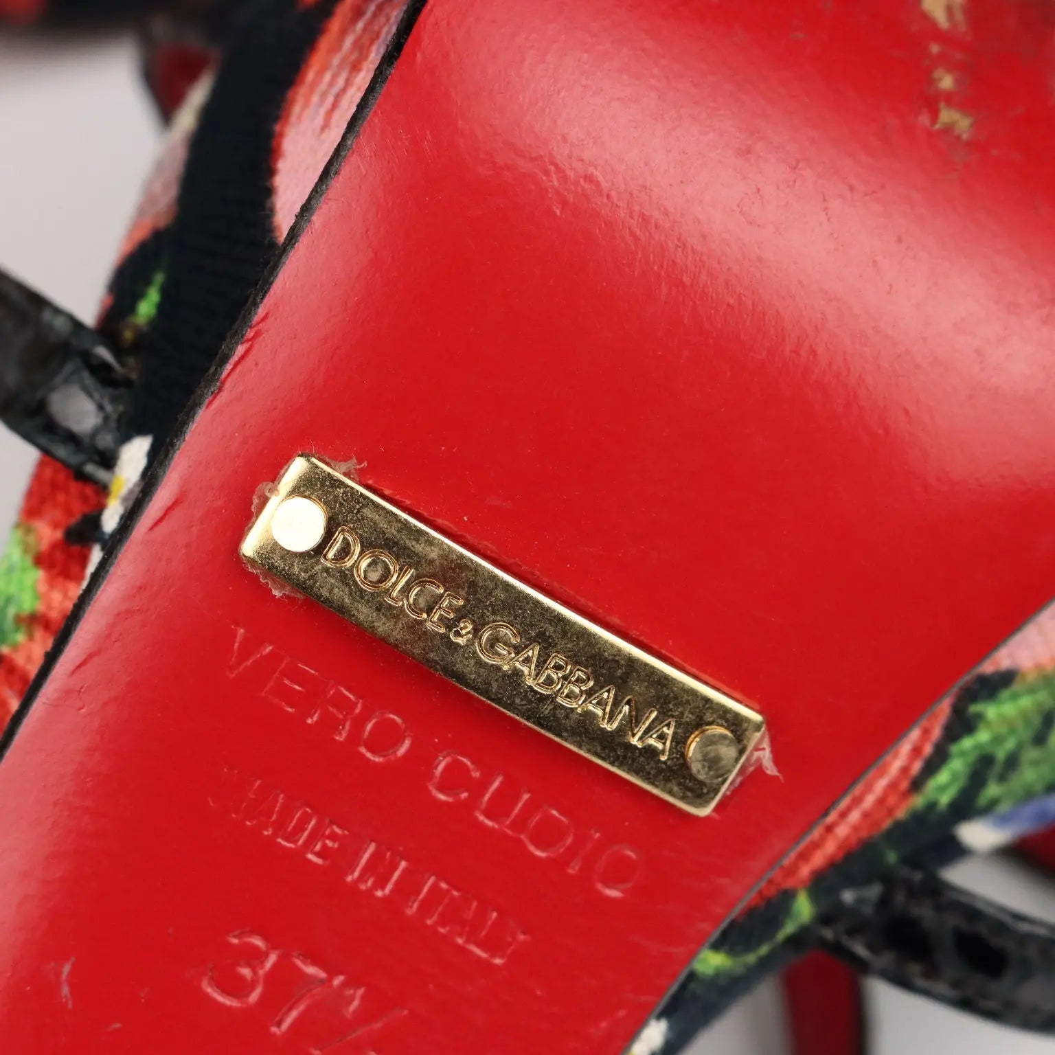 Dolce & Gabbana Sandals Leather Fabric UK Size 5 Second Hand Italy - UK Size 5 | Clothing & House Linens | Second hand