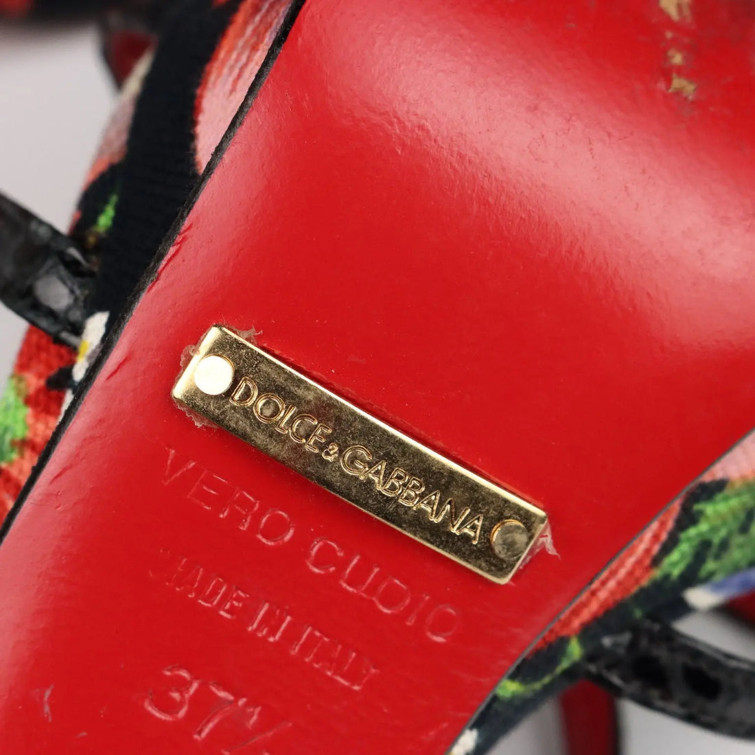 Dolce & Gabbana Sandals Leather Fabric UK Size 5 Second Hand Italy - UK Size 5 | Clothing & House Linens | Second hand