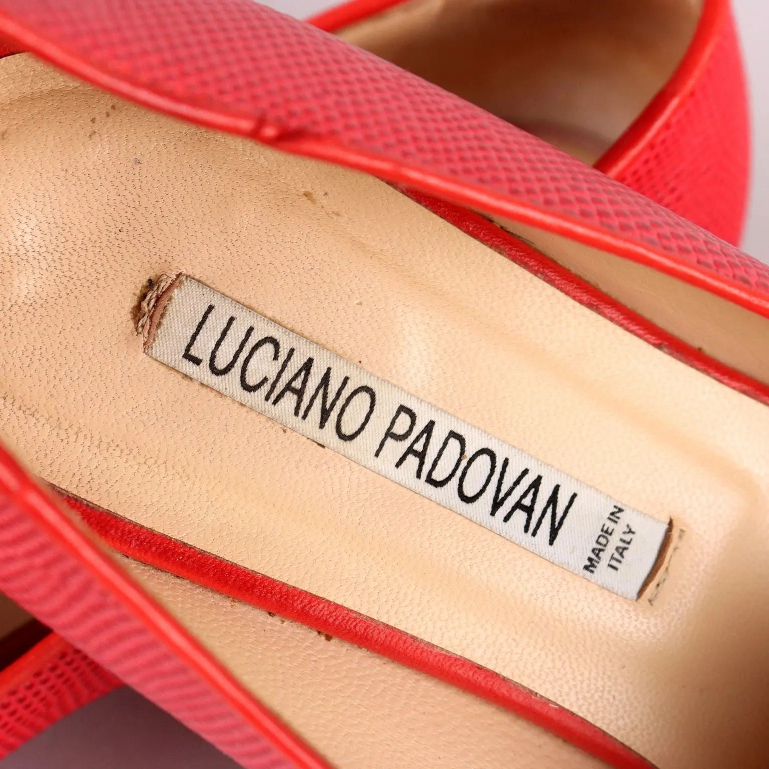 Luciano Padovan Ballerina Shoes Leather UK Size 5,5 Pre-Loved - UK Size 5,5 | Clothing & House Linens | Second hand
