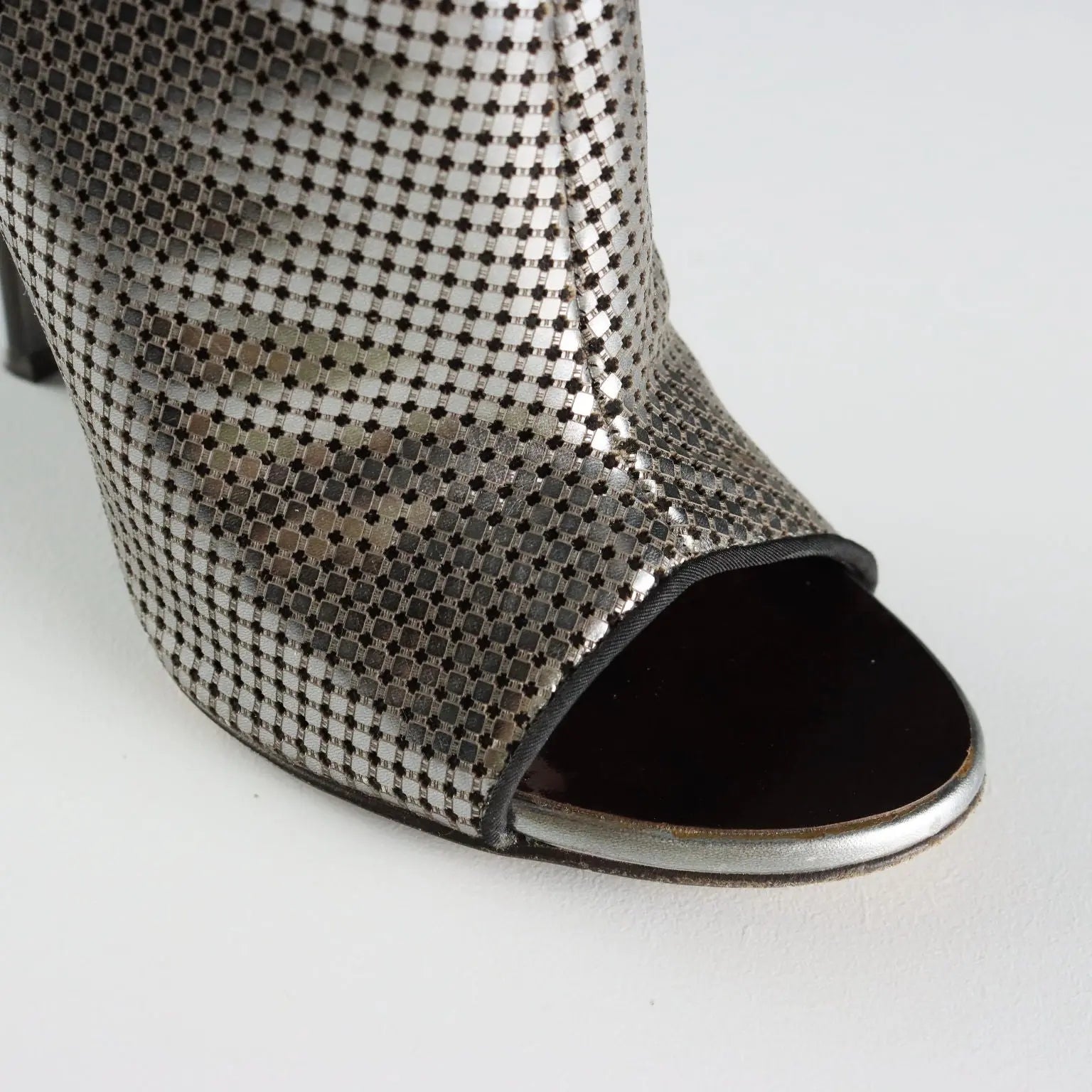 Giuseppe Zanotti Silver Ankle Boots Leather Second Hand UK Size 3 - UK Size 3 | Clothing & House Linens | Second hand