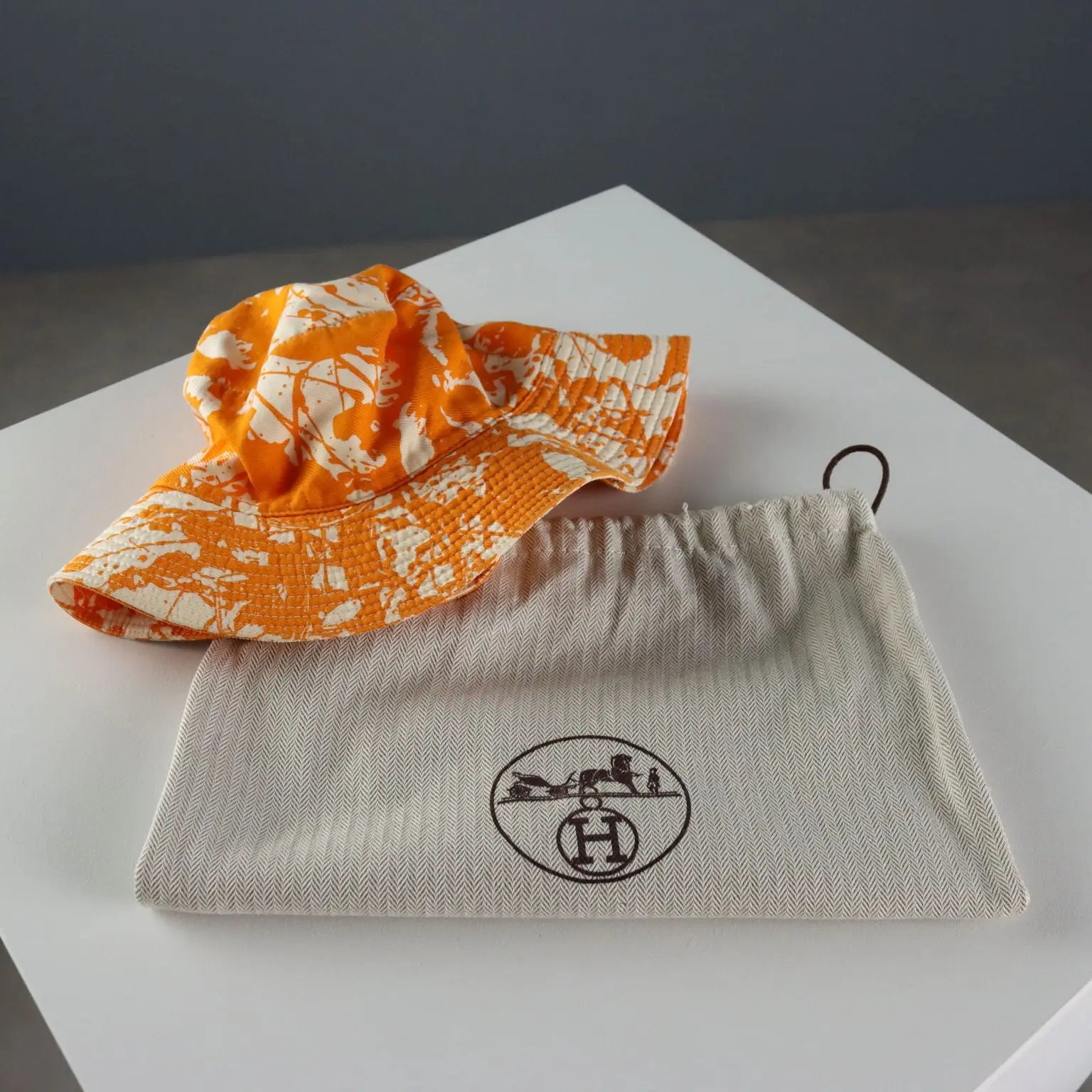 Hermès Cheval Surprise Hat Second Hand Cotton Linen France - Cotton and Linen | Clothing & House Linens | Second hand
