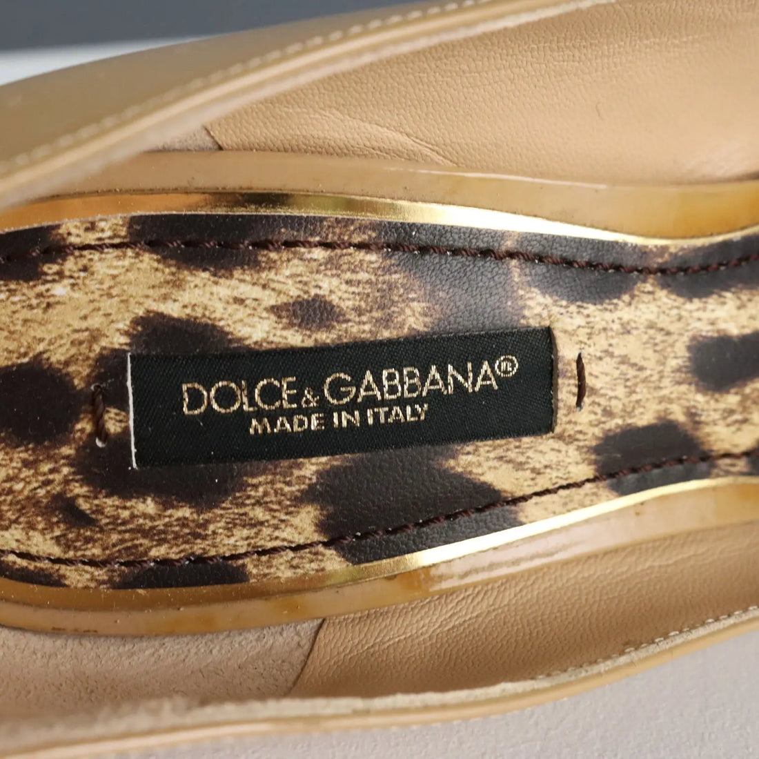 Dolce & Gabbana Open Toe Shoes Leather Sandy UK Size 3 - UK Size 3 | Clothing & House Linens | Second hand