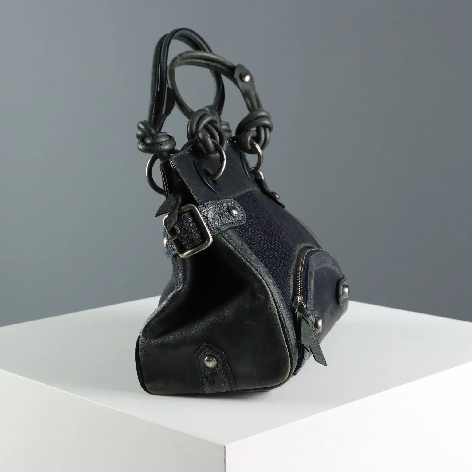Costume National Handbag Genuine Leather Second Hand Italy - Genuine Leather | Clothing & House Linens | Second hand