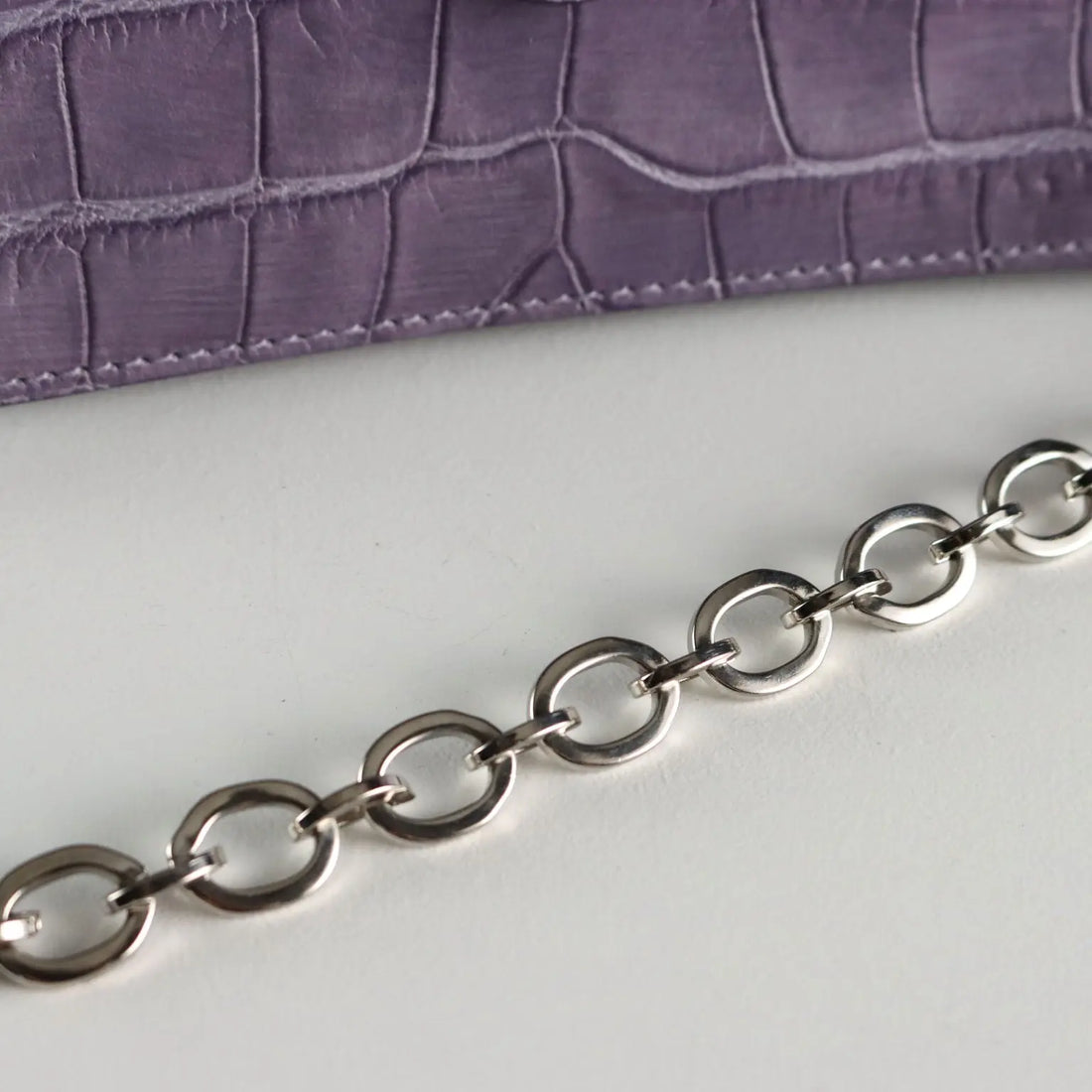 Furla Mini Bag Genuine Leather Crocodile Print Second Hand Italy - Genuine Leather | Clothing & House Linens | Second hand