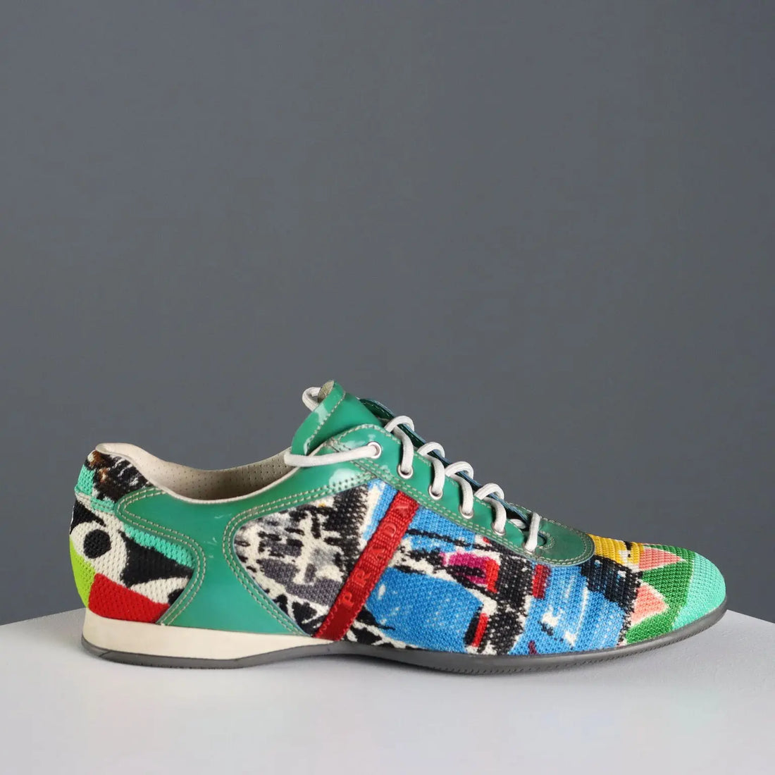 Prada Sneakers Fantasy Print Second Hand Leather Size 7 Italy - UK Size 7 | Clothing & House Linens | Second hand