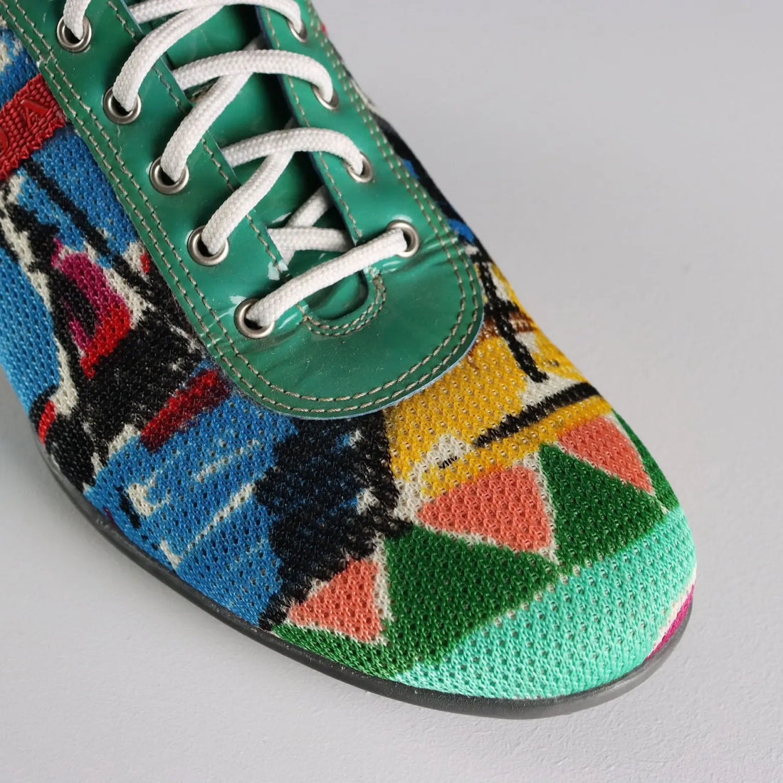 Prada Sneakers Fantasy Print Second Hand Leather Size 7 Italy - UK Size 7 | Clothing & House Linens | Second hand