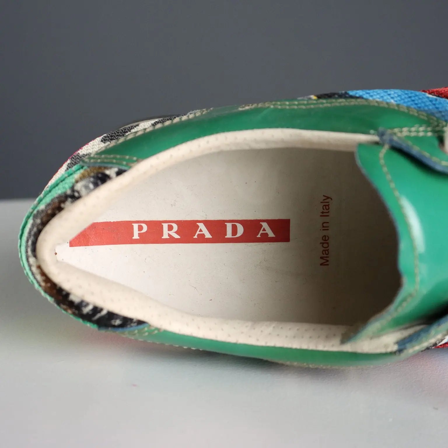 Prada Sneakers Fantasy Print Second Hand Leather Size 7 Italy - UK Size 7 | Clothing & House Linens | Second hand