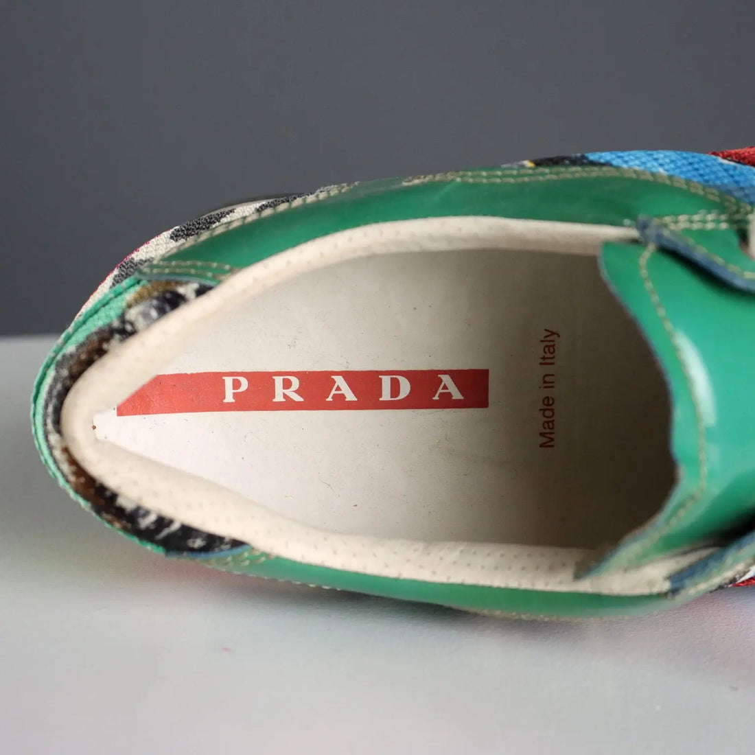 Prada Sneakers Fantasy Print Second Hand Leather Size 7 Italy - UK Size 7 | Clothing & House Linens | Second hand