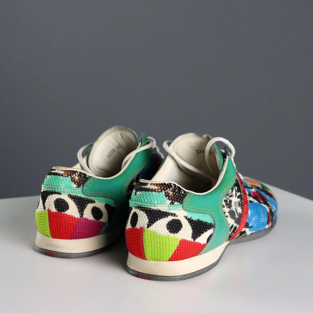Prada Sneakers Fantasy Print Second Hand Leather Size 7 Italy - UK Size 7 | Clothing & House Linens | Second hand