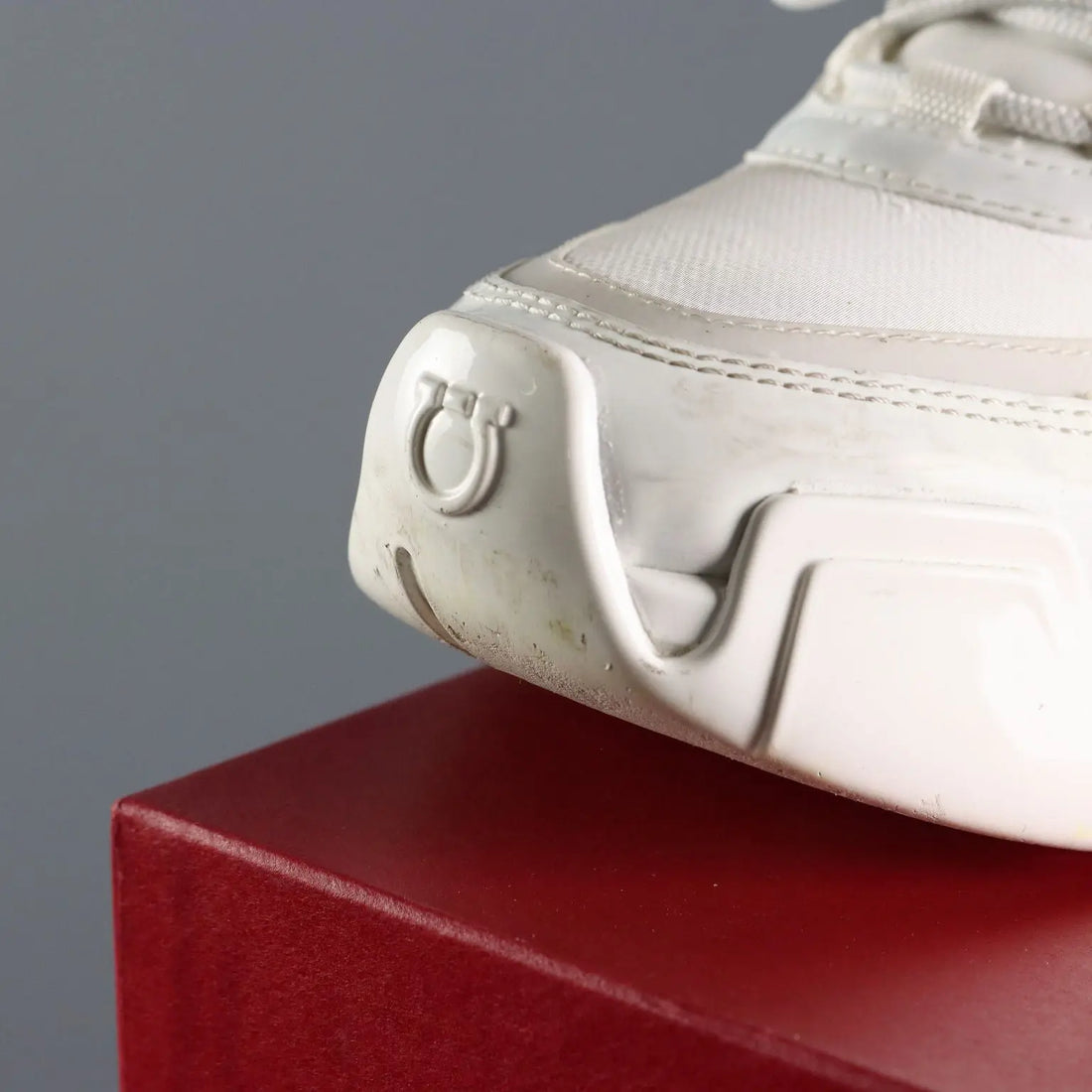 Ferragamo White Sneakers Leather Rubber UK Size 3 Second Hand Italy - UK Size 3 | Clothing & House Linens | Second hand
