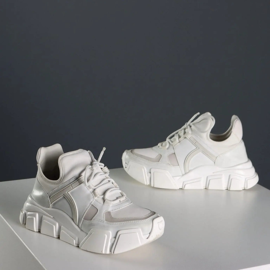 Ferragamo White Sneakers Leather Rubber UK Size 3 Second Hand Italy - UK Size 3 | Clothing & House Linens | Second hand