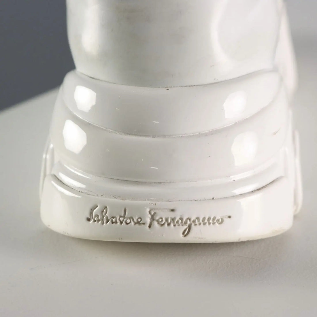Ferragamo White Sneakers Leather Rubber UK Size 3 Second Hand Italy - UK Size 3 | Clothing & House Linens | Second hand